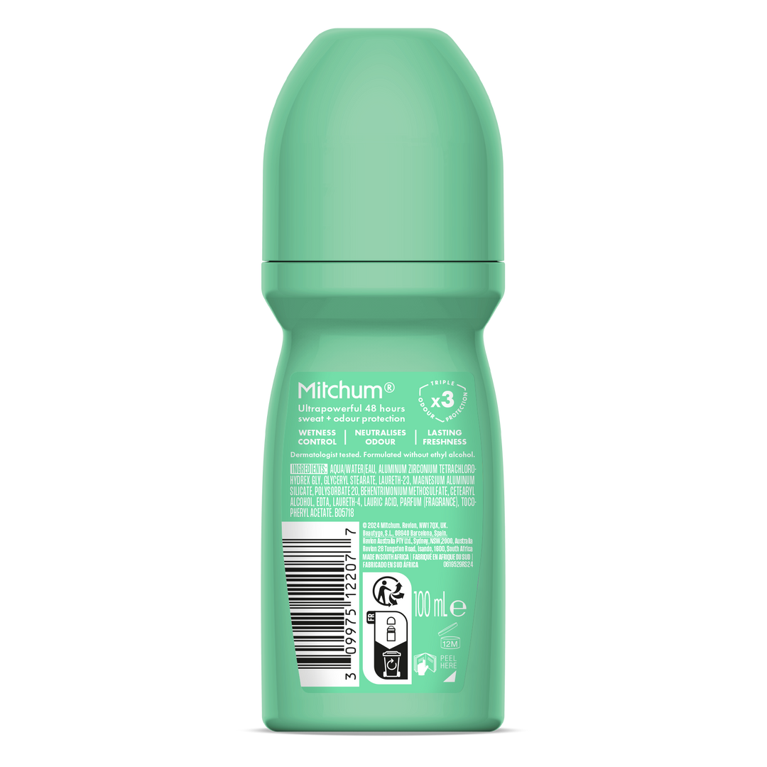 MITCHUM Women 48H Roll-On Unscented 100ml