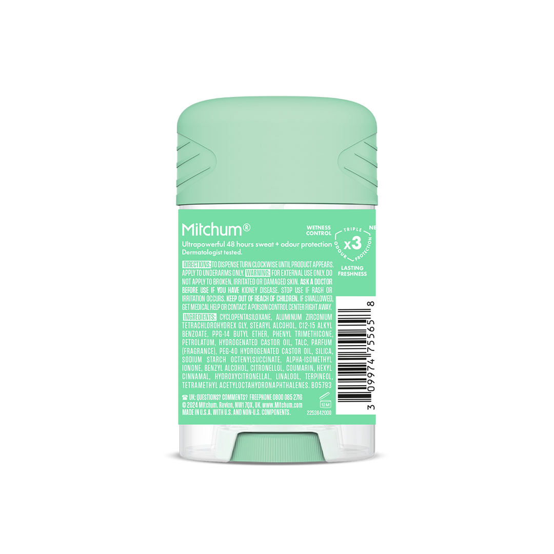 MITCHUM Women 48H Solid Stick Unscented 41gr