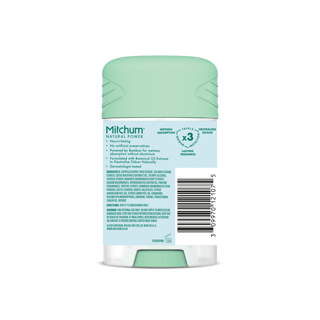 MITCHUM Women 24H Natural Power Solid Stick Coconut 40gr