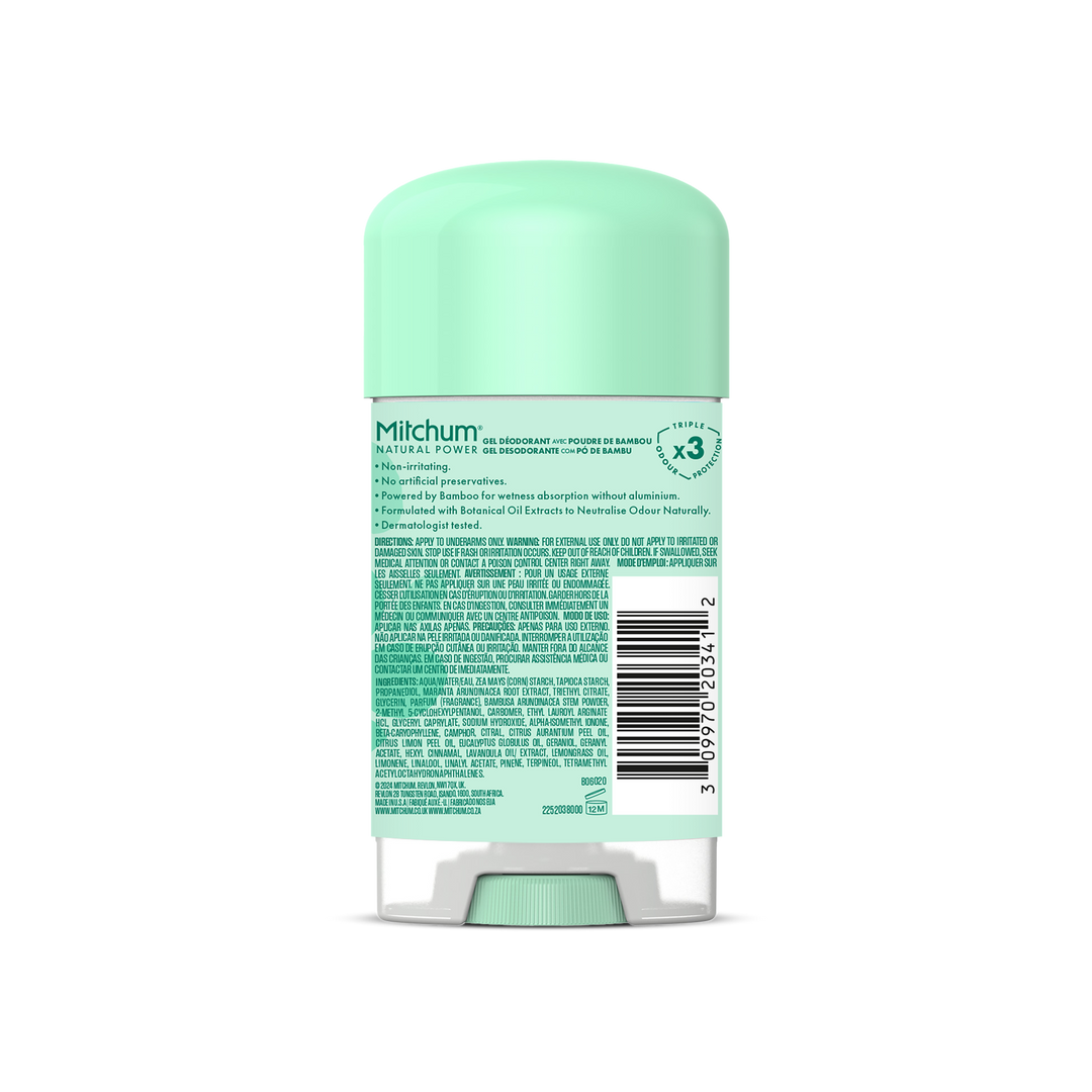 MITCHUM Women 24H Natural Power Gel Cream Lime & Eucalyptus 63gr