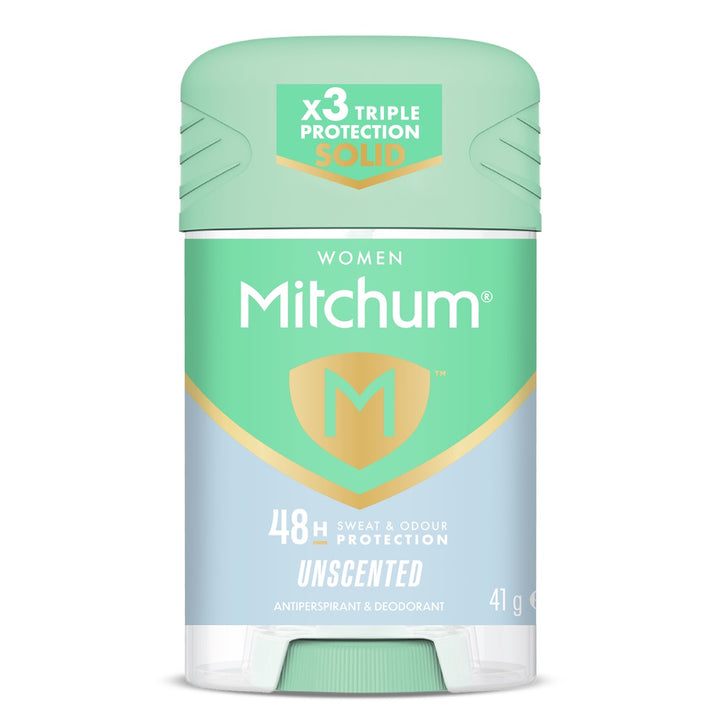 MITCHUM Women 48H Solid Stick Unscented 41gr