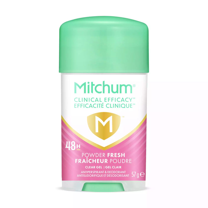 MITCHUM Women 48H Clinical Efficacy Clear Gel Powder Fresh 57gr