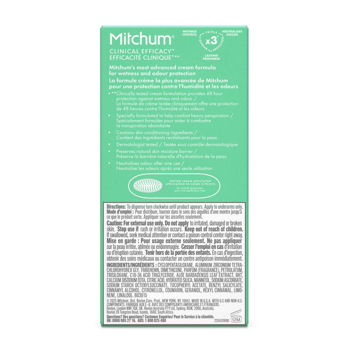 MITCHUM Women 48H Clinical Efficacy Soft Solid Powder Fresh 45gr