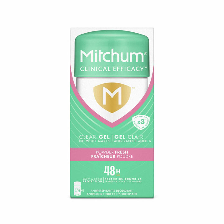 MITCHUM Women 48H Clinical Efficacy Clear Gel Powder Fresh 57gr