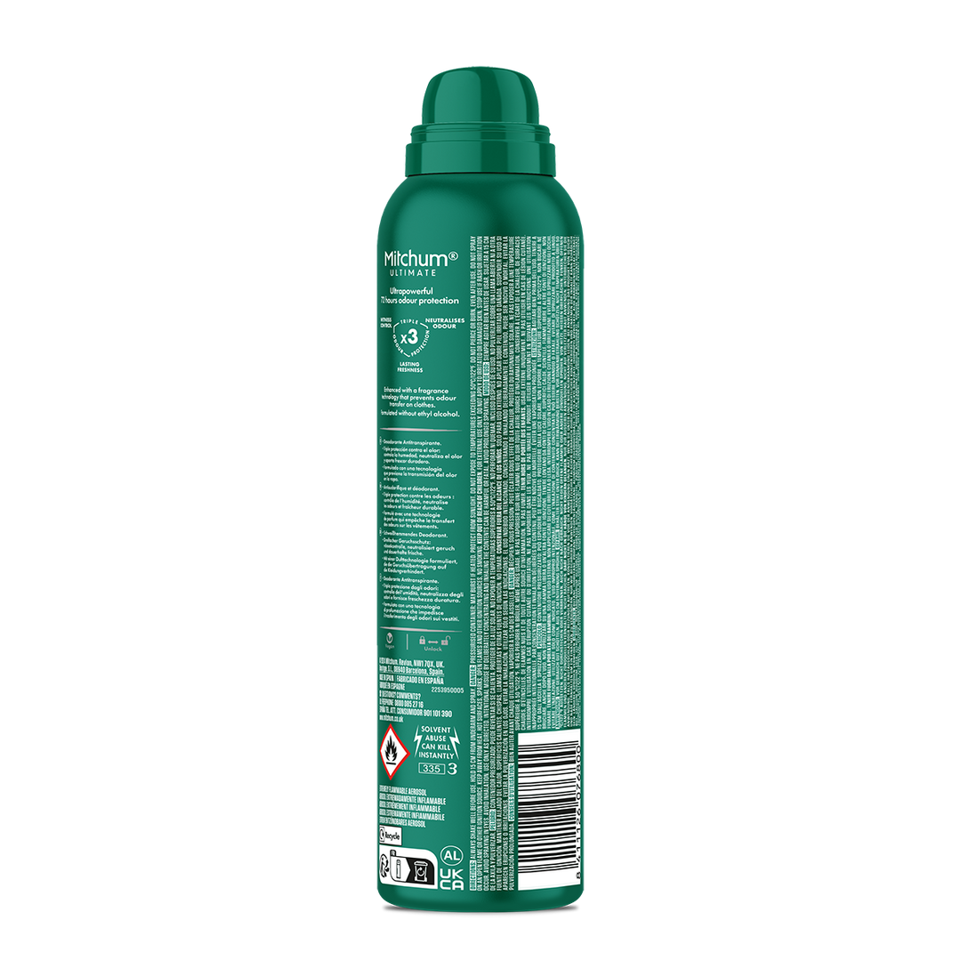 MITCHUM Men Ultimate 72H Aerosol Active Ocean 250ml