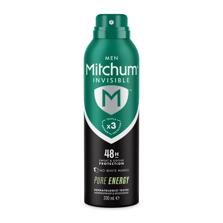 MITCHUM Men 48H Aerosol Pure Energy Invisible 200ml