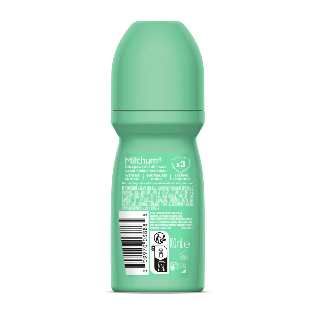 MITCHUM Women 48H Roll-On Clear Fresh Invisible 100ml
